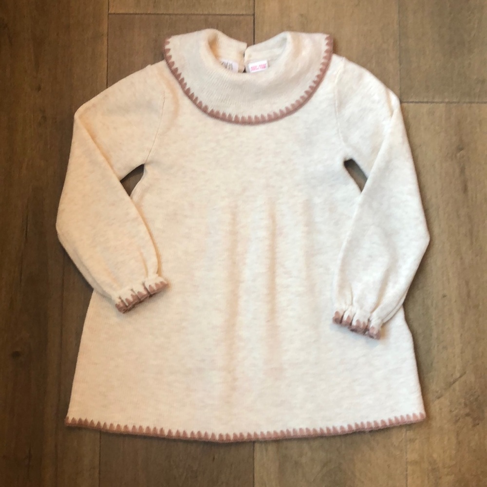 Zara long sleeve knit dress.